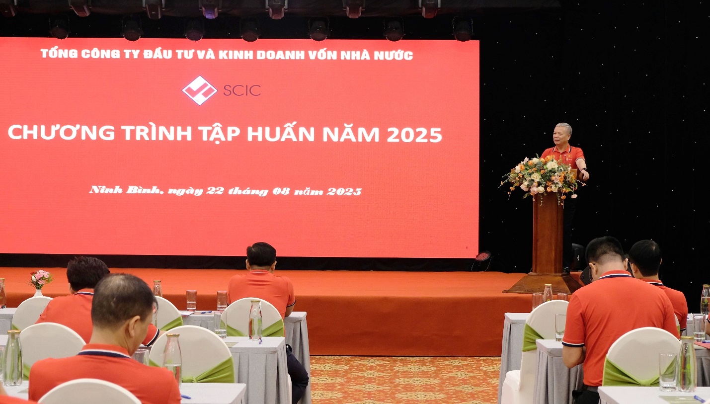 SCIC tổ chức chương trình tập huấn cán bộ, nhân viên 2025